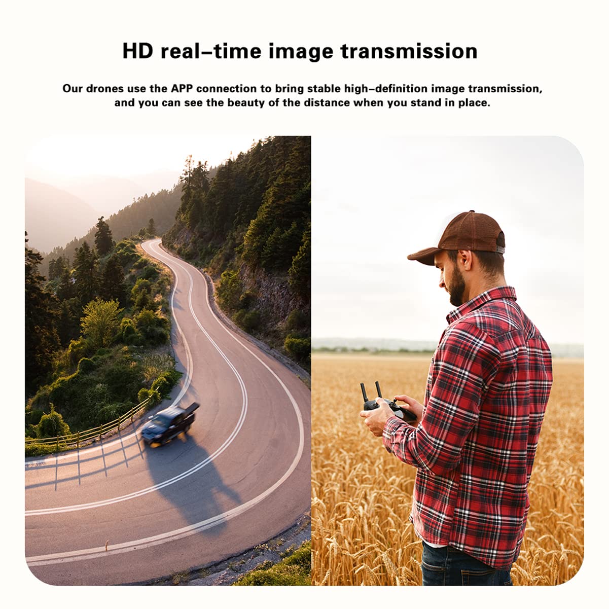 Drone GPS con Fotocamera 4K per Adulti, quadrirotore RC con Ritorno Automatico, 96 Minuti di Durata della Batteria, librarsi ad Altezza Fissa, Segui GPS, Volo della traiettoria, Regolazione