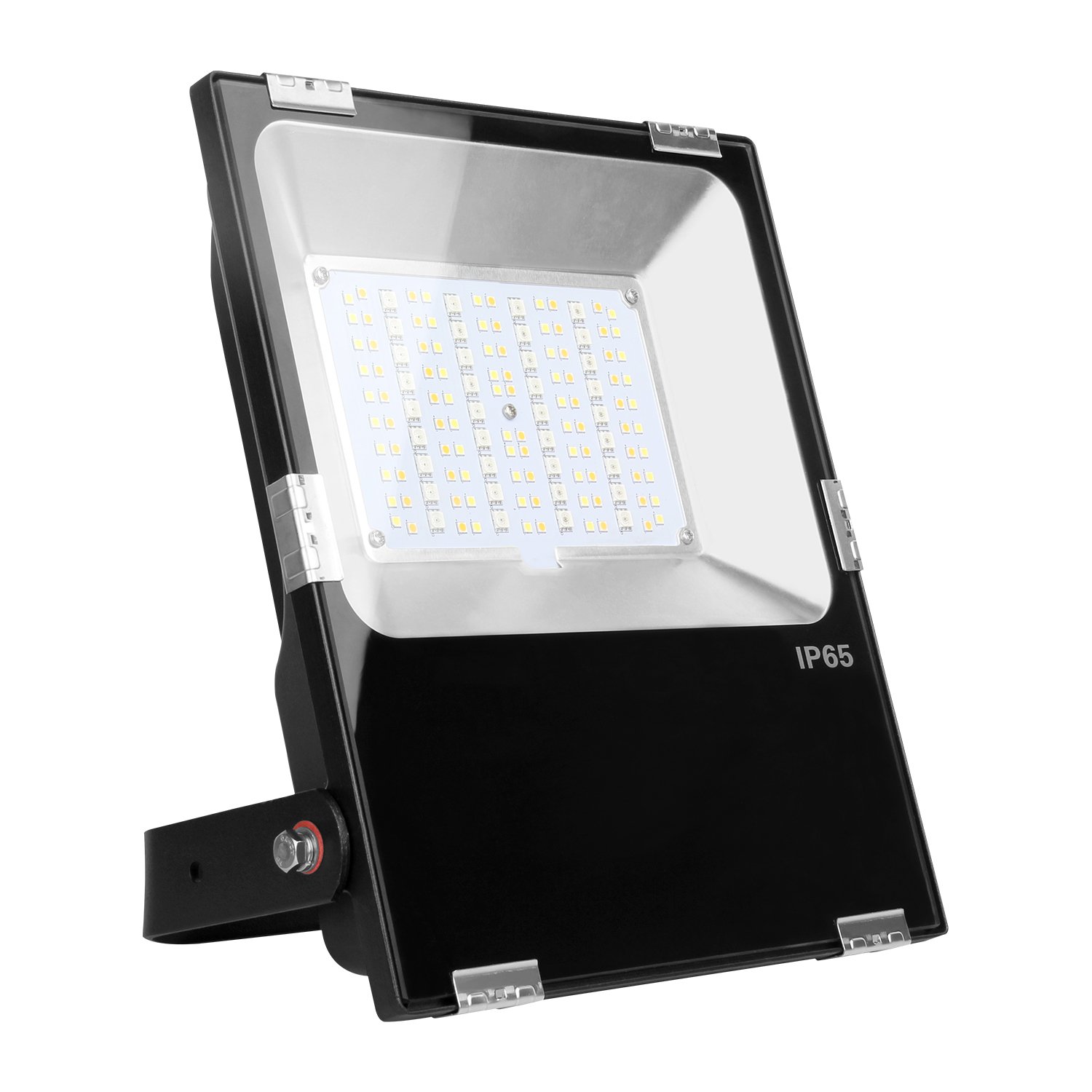 lighteu®, Milight Miboxer RGBCCT 50W Garden Light Multi-Color Change and Color Temperature Adjustable WiFi LED Garden Lawn Light IP65 Waterproof Flood Light, futt02