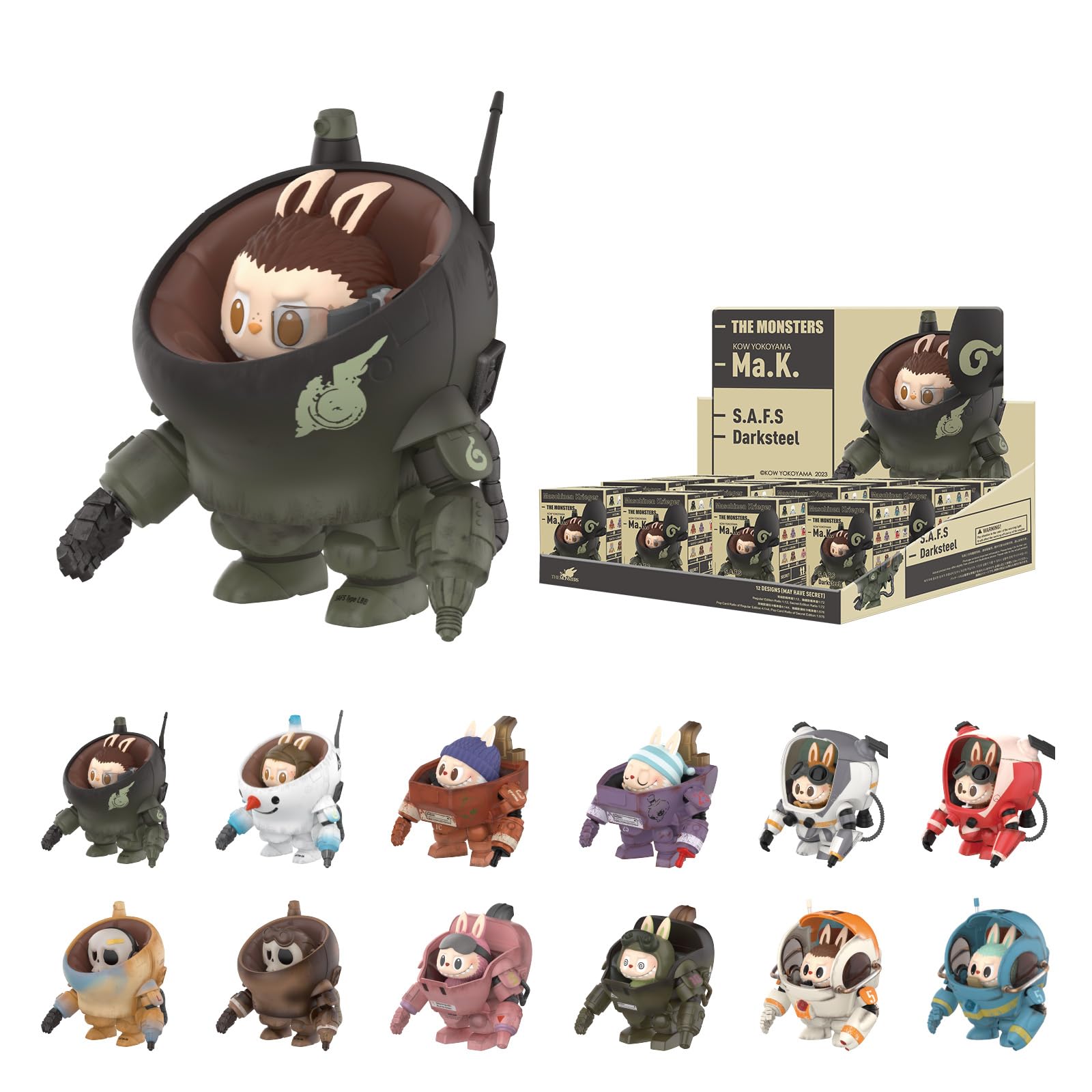 Amazon.com: POP MART The Monsters x Kow Yokoyama Ma.K. Blind Box