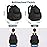 Mancro Diaper Bag Backpack, Extra Large Capacity Baby Diaper Backpack with 2 Insulated Pockets and Stroller Strap, Water Resistant Mens Diaper Bag for TravelBlack