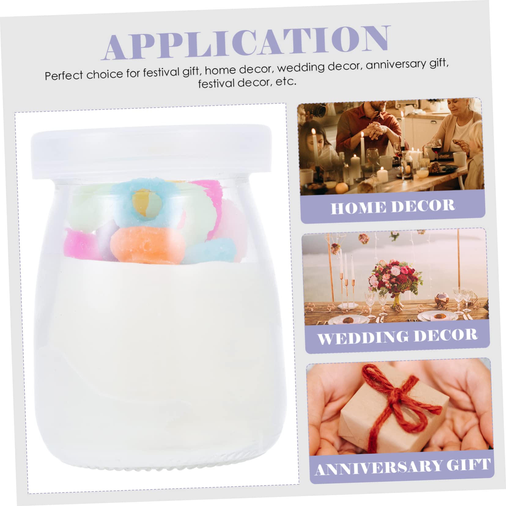 PACKOVE 2 Stück Duftkerze Donut aus Sojawachs Aromakerze mit Angenehmem Oolong Geschmack für Schlafzimmer und Aromatherapie Stilvolles