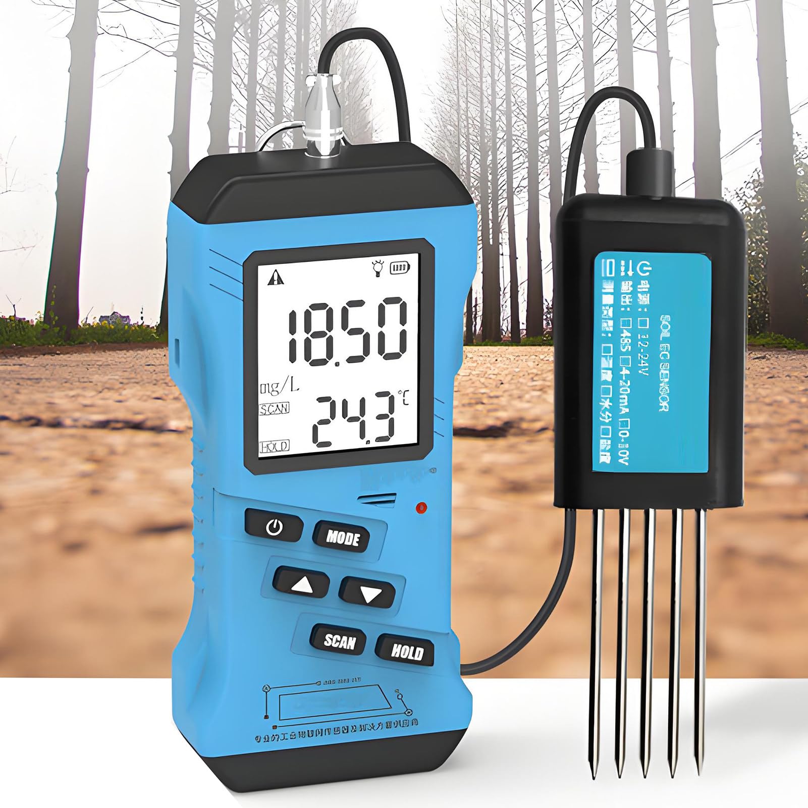 SHENGSHIYU Soil Moisture Meter, Conductivity and Tester