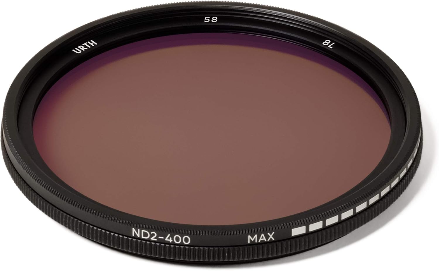 50% Off Discount Urth 58mm ND2-400 (1-8.6 Stop) Variable ND Lens Filter