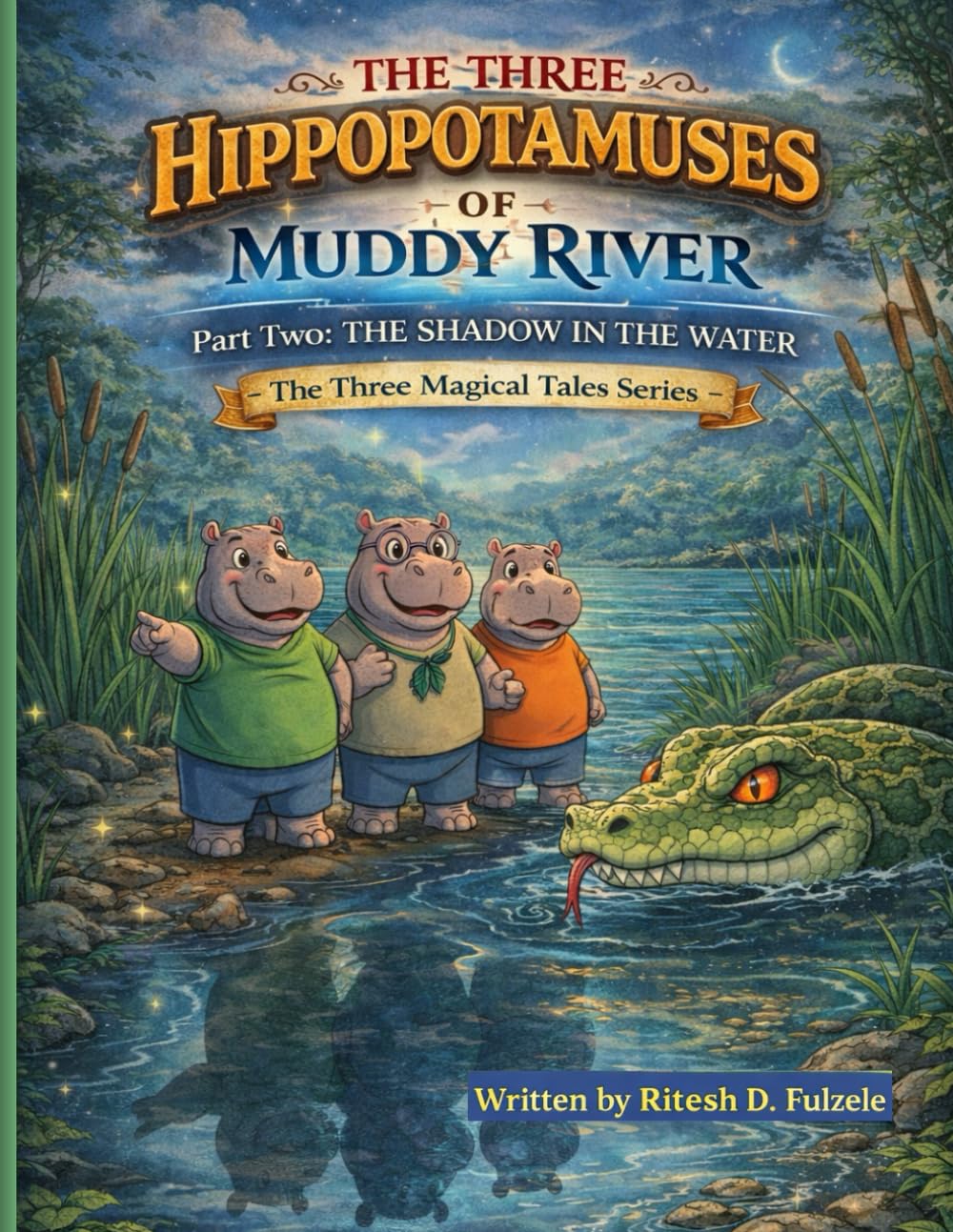 THE THREE HIPPOPOTAMUSES OF MUDDY RIVER PART TWO: THE SHADOW IN THE WATER: THE THREE MAGICAL TALES SERIES