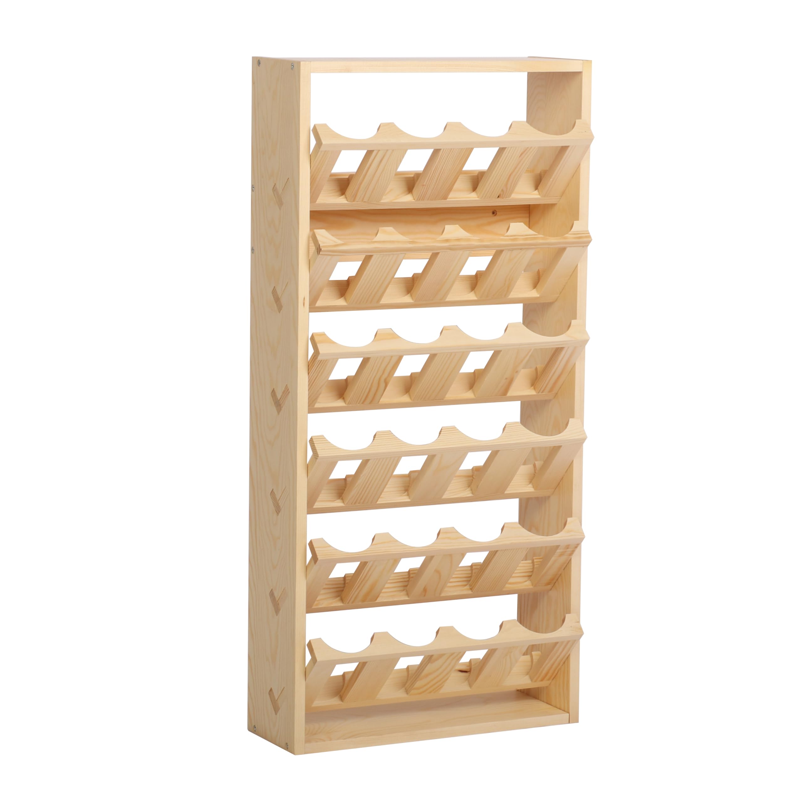 Nisorpa Support mural en bois pour 24 bombes de peinture en spray - Support de rangement mural pour peinture - Organiseur de bouteilles de peinture pour garage et espace de travail
