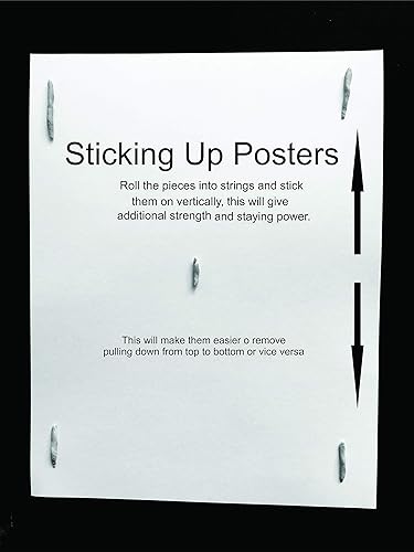 Miniatura 5 de Masilla adhesiva reutilizable de calidad de museo y galería, paquete de 2, 6 onzas, no se seca, siempre extraíble reposicionable