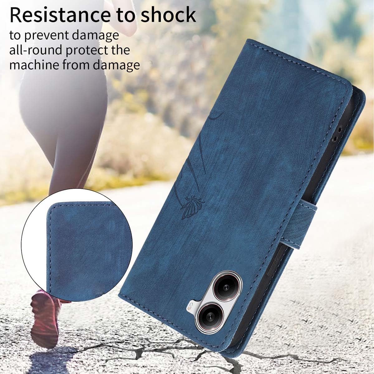 Custodia auricolari per POCO X7 Pro copertura a portafoglio Copertine