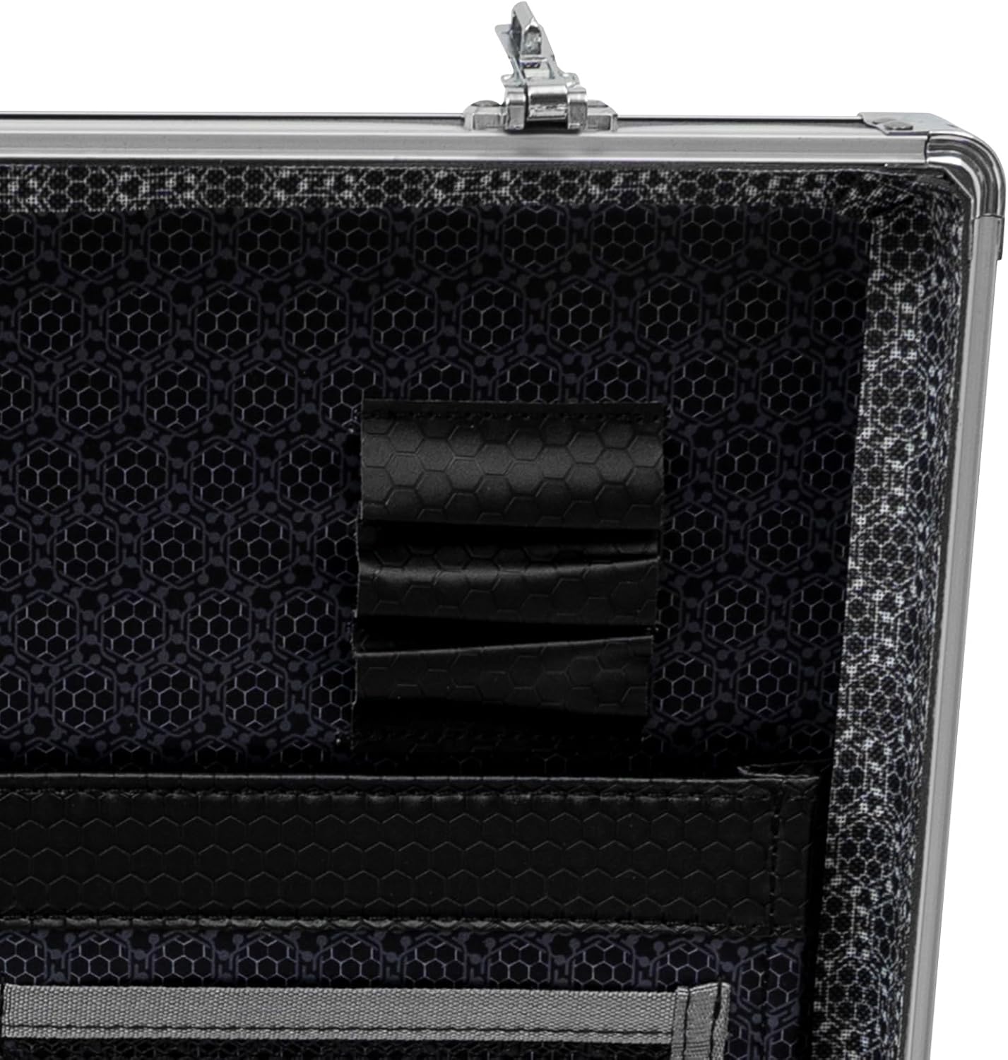 Locking Briefcase, Heavy Duty Aluminum Locking Clipboard Case Box with Handle, Attache Case for Cash, Documents, Valuables