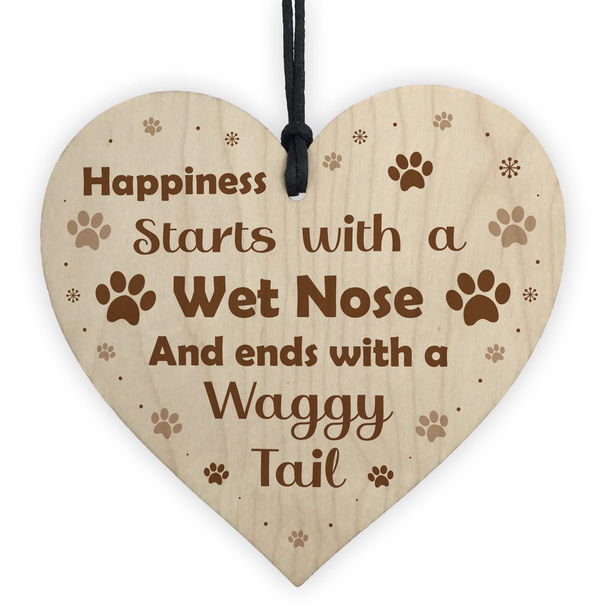 Red Ocean Dog Puppy Signs And Plaques Gift For Dog Lovers Novelty Funny Dog Sign For Home