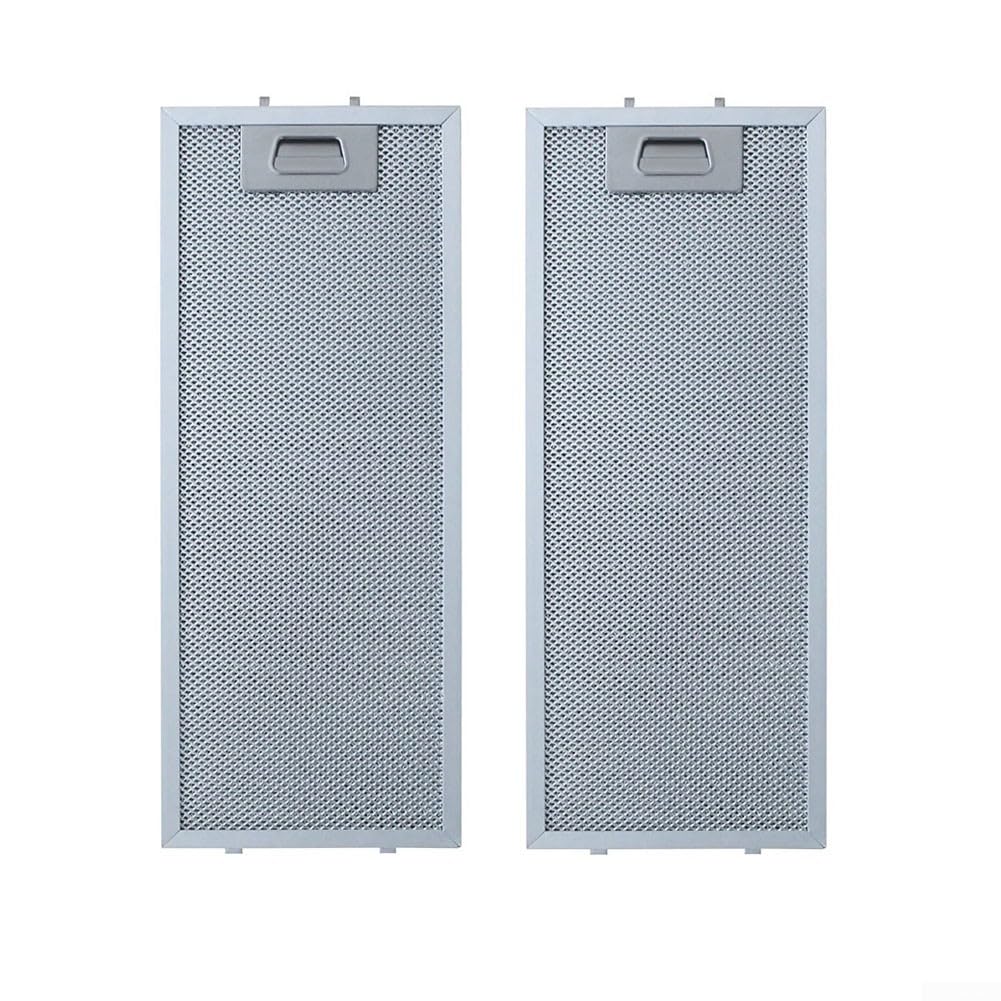 Filtro de campana de ventilación de aluminio de 5 capas para extractor de cocina Orbegozo, filtro de trampa de grasa de malla de aluminio de 204 x 490 mm, repuesto de escape de cocina, ventilación de