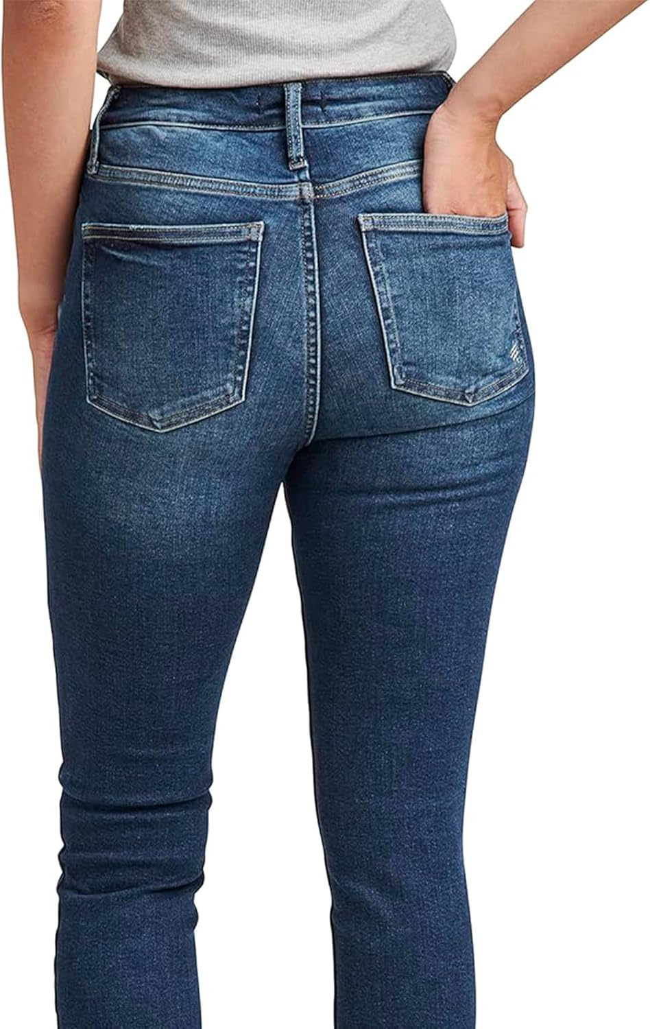 Silver Jeans Co. Women's Infinite Fit High Rise Skinny Leg Jeans - Image 4