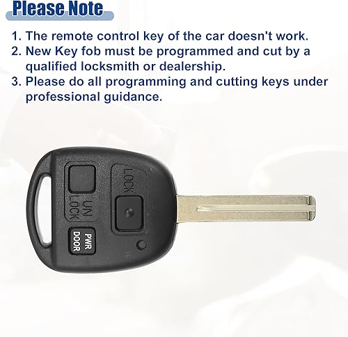 Miniatura 6 de ACROPIX Llavero de 314.4 MHz sin llave para Lexus RX330 RX350 2004-2006 para Lexus RX350 RX400h 2007-2009 HYQ12BBT - Paquete de 1 negro