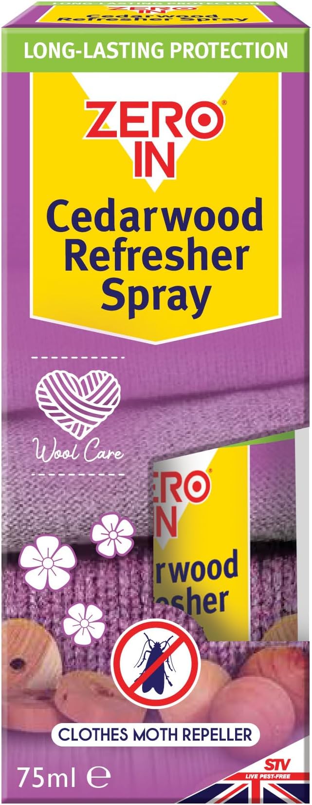 Cedarwood Refresher Spray - 75 ml. Natural Aromatic Red Cedar Oil Moth Repellent. For use on Items made from Cedarwood