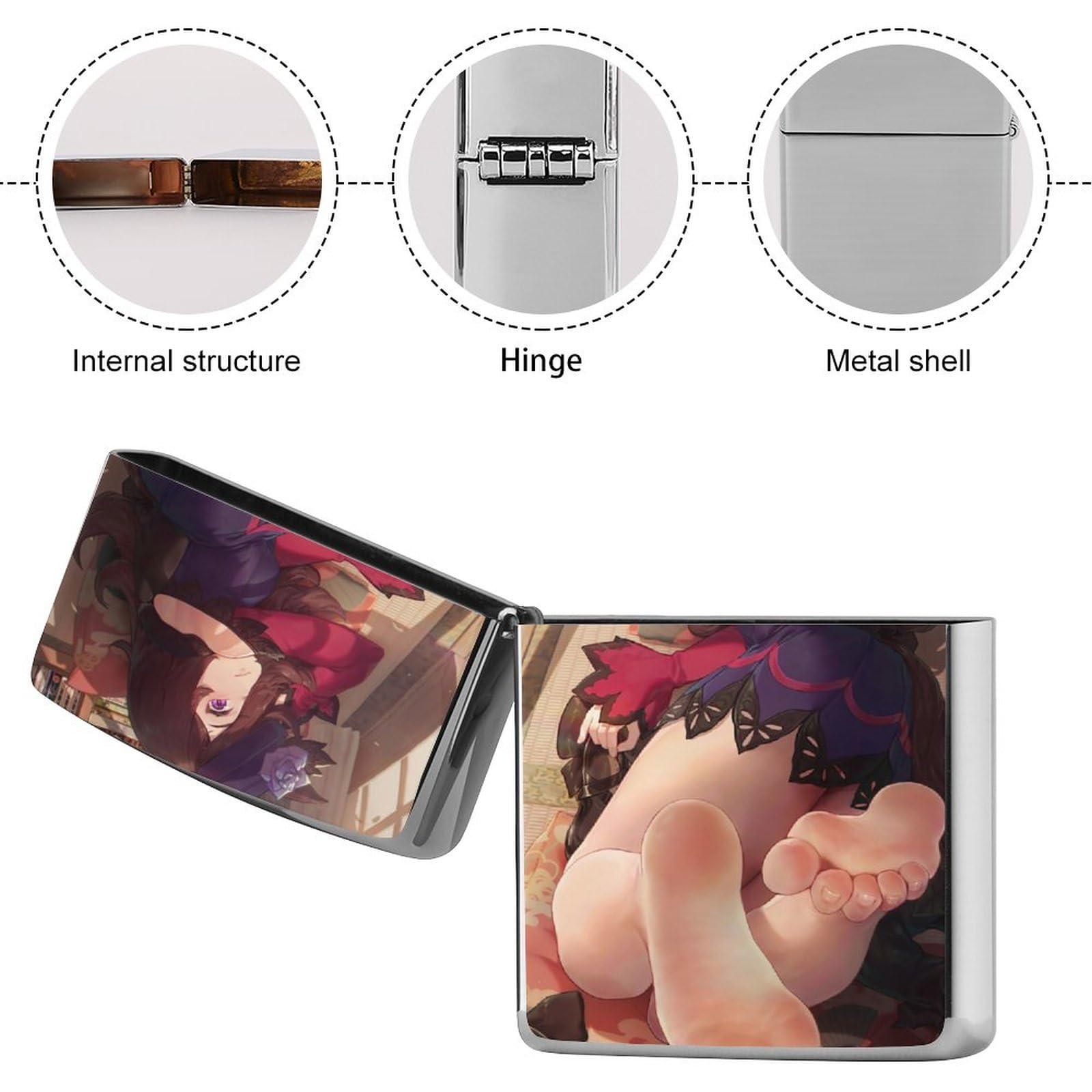 Amazon.co.jp: ライターケース ZIPPOライターケース ウマ娘 ライス 