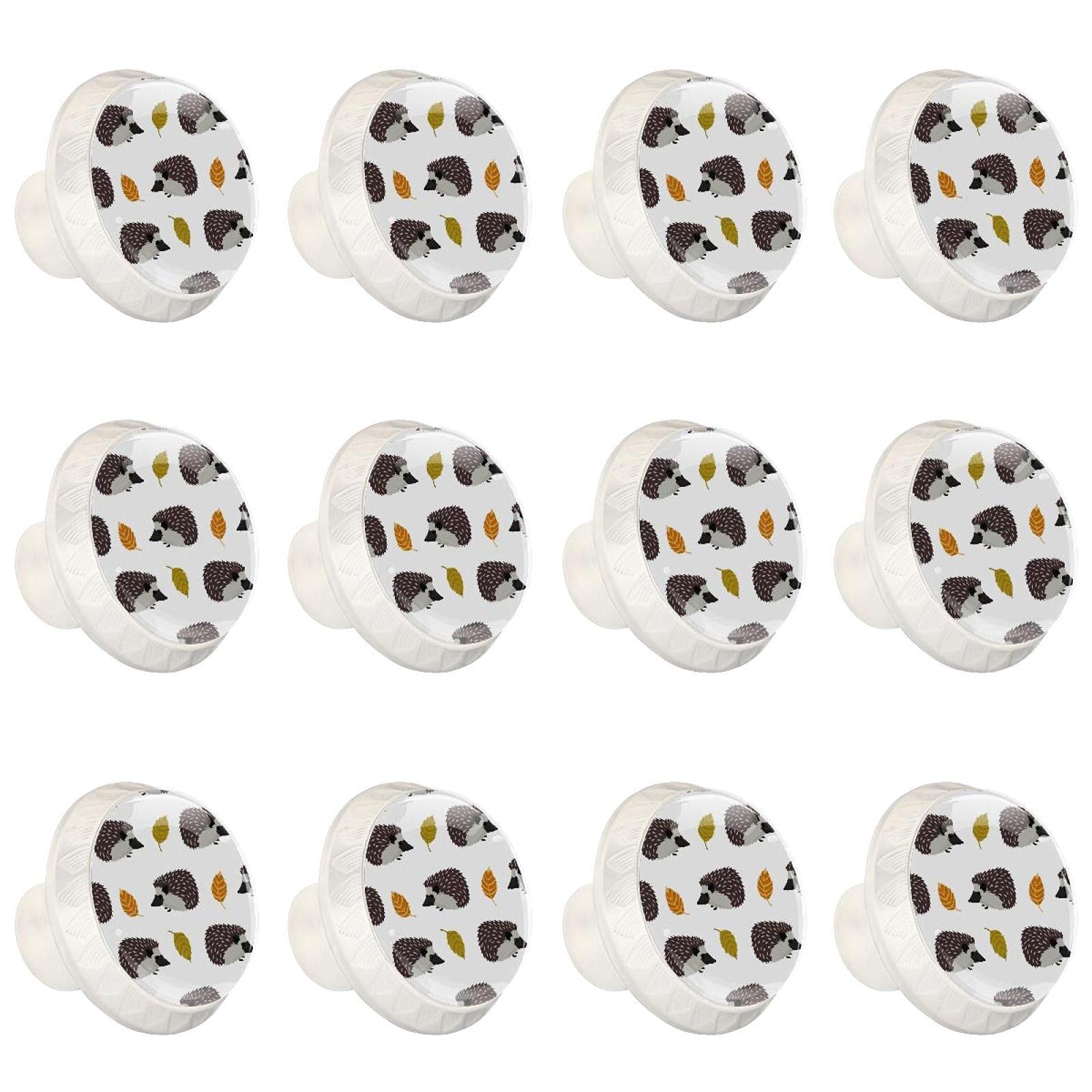 Boutons d'armoires de cuisine poignée de tiroir blanc et bouton de placard animal x12