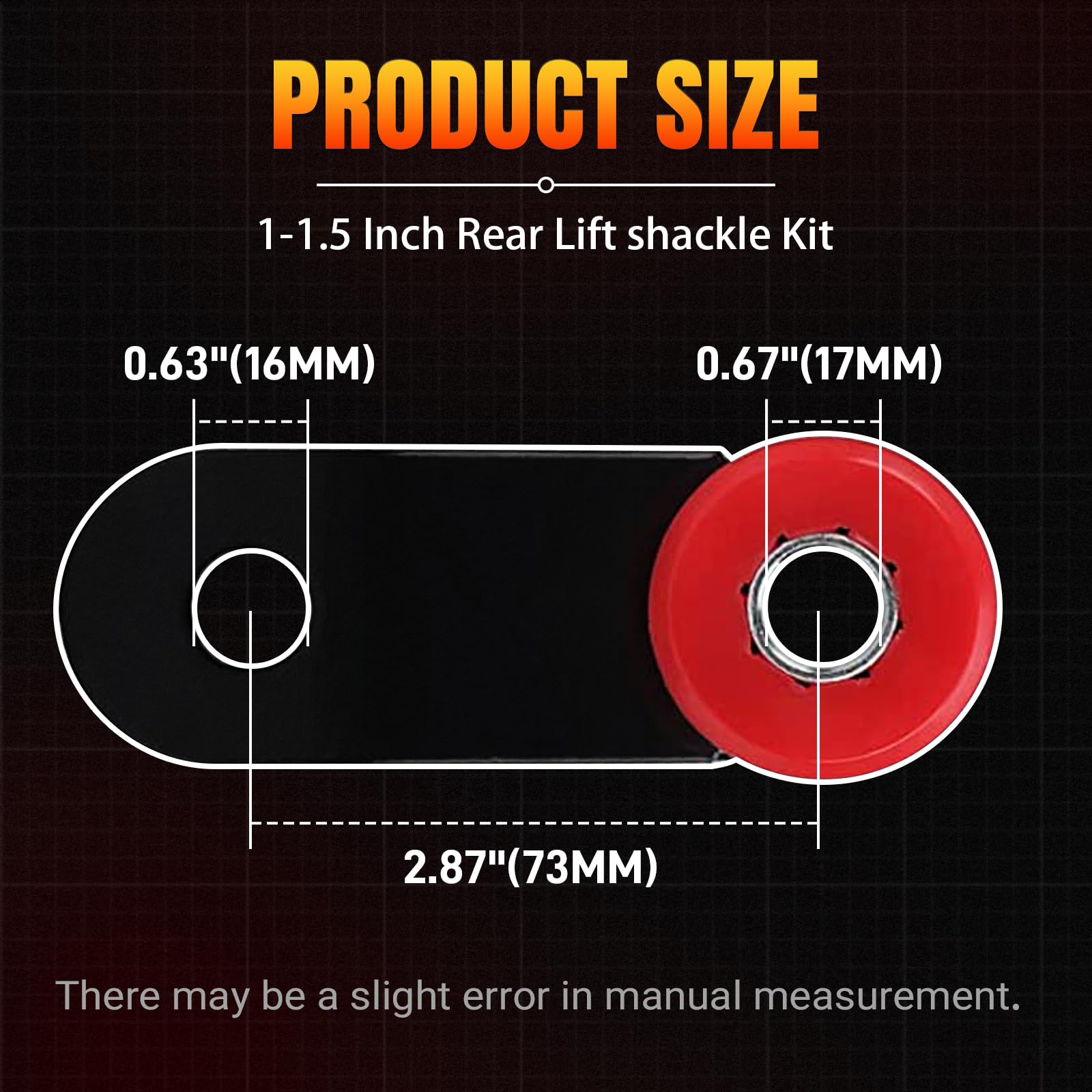 Manille Chute Suspension Kit Manilles Abaissement Arrière 1-1.5 Pouces - Pour Chevy Silverado/GMC Sierra 1500 1988-2018 Manille Abaissement