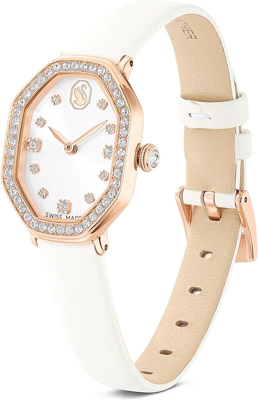 Swarovski Dextera Quartz Crystal Silver Dial Ladies Watch 5730208