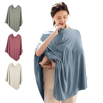 BubblePanda Rayon Made from Bamboo Nursing Cover for Baby Breastfeeding