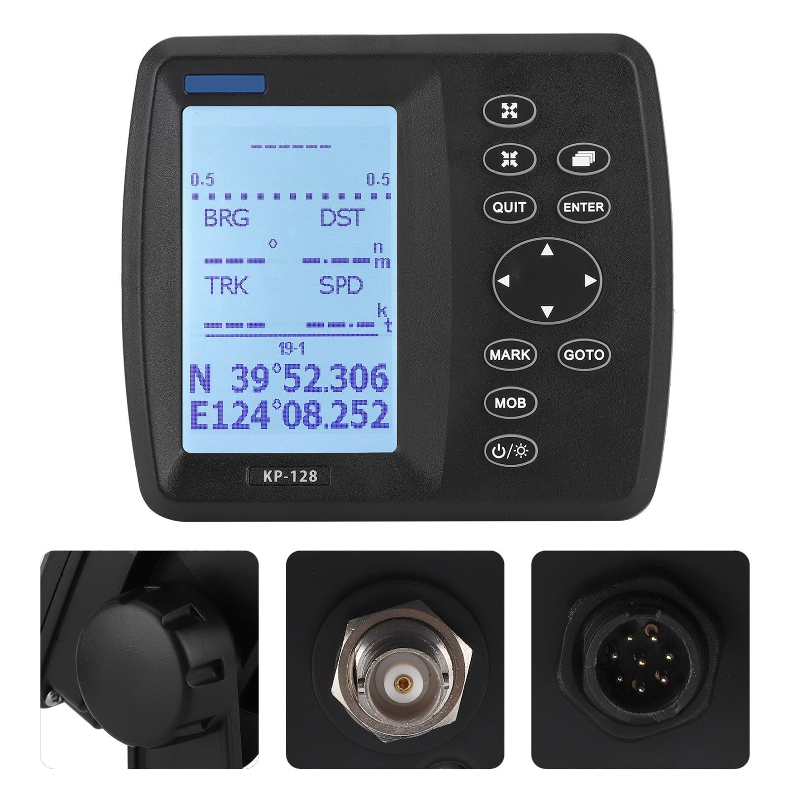 Navegador Satelital Marino GPS SBAS de Navegación ONWA KP-128 para Navegar Pantalla LCD de 4,3 Pulgadas