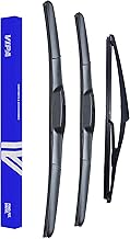 Vipa Car Parts Premium Wiper Blade Set | fits: SUZUKI SWIFT MK4 Hatchback (Apr 2017 Onwards) | All-Weather Performance | Durable, Streak-Free Windshield Wipers | Easy Installation