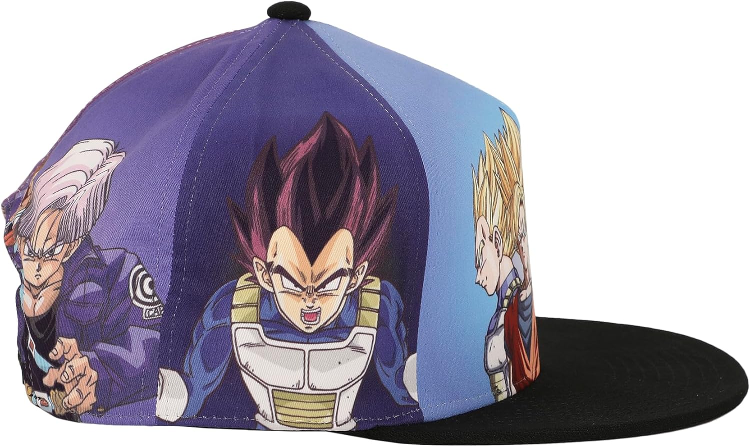 Bioworld Dragon Ball Z Sublimated Panels Poly B15 Snapback - Image 7