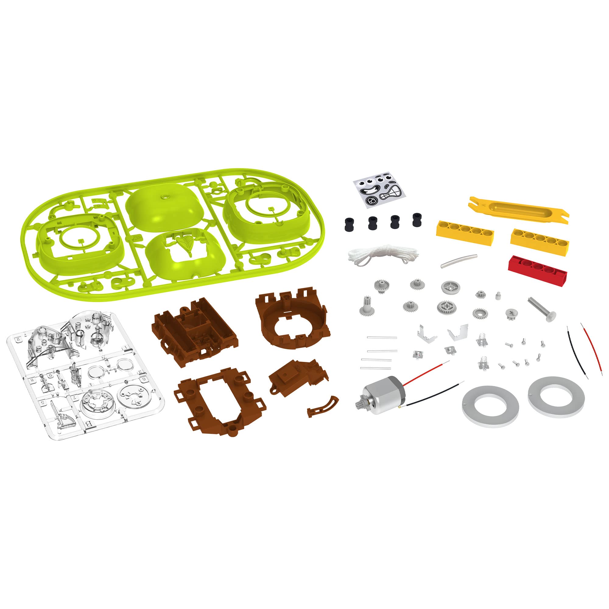 Thames & Kosmos - Newton's Apple: Gyrobot de Cuerda tensa - Robot científico Stem - Kit Educativo de Ciencia - Diversión para niños, a Partir de 8 años - 620304