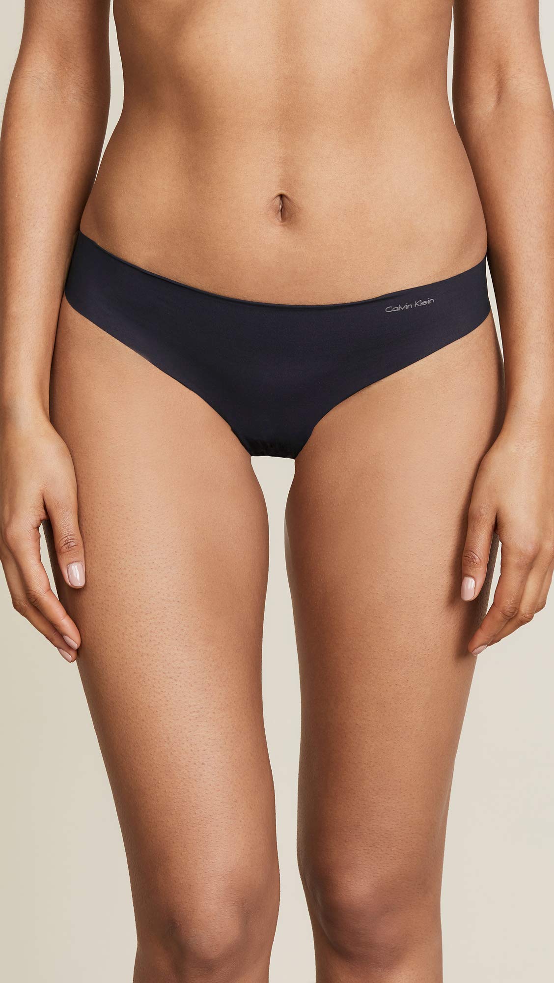 Calvin Klein String Femme, Culotte en Coton Stretch avec élastique et Logo Visibles, Article de sous-vêtement D1617A