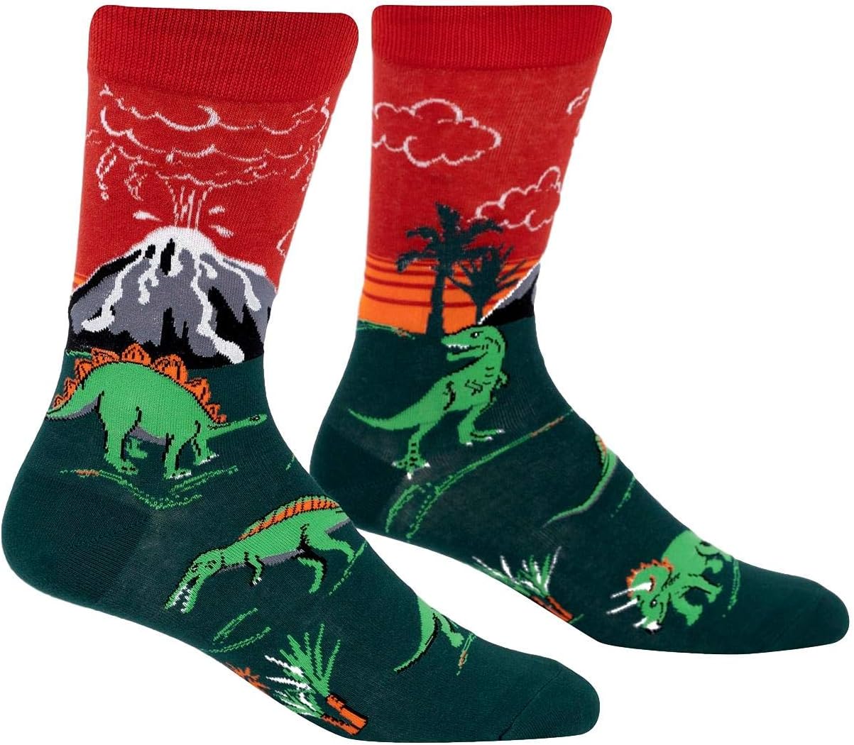 Sock It To Me, Men's Crew, Dinosaur Socks