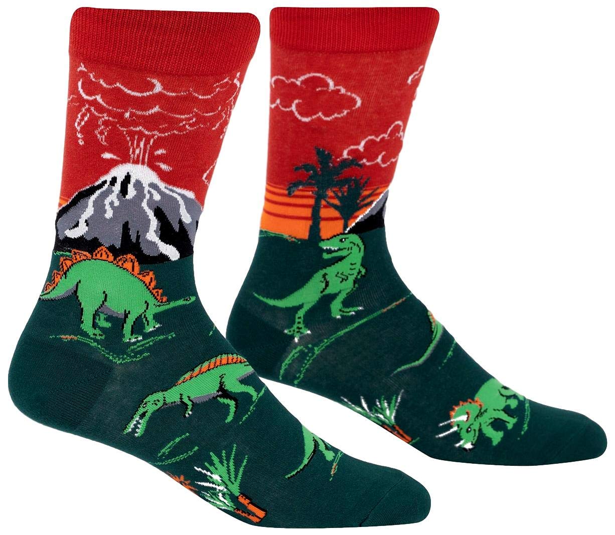 Sock It To Me, Men's Crew, Dinosaur Socks