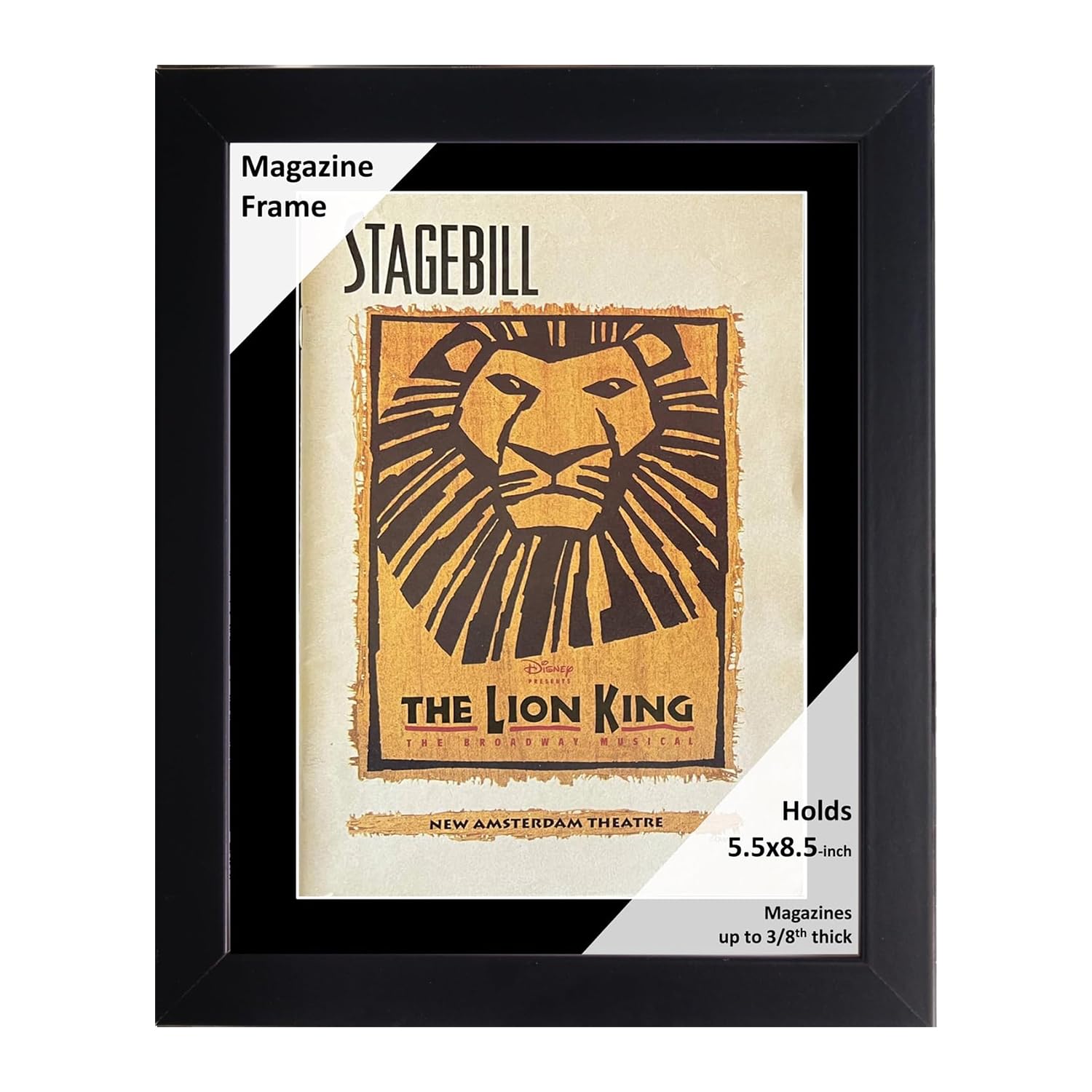 Creative Picture Frames 5.5 x 8.5 Magazine Theatre Show Frame