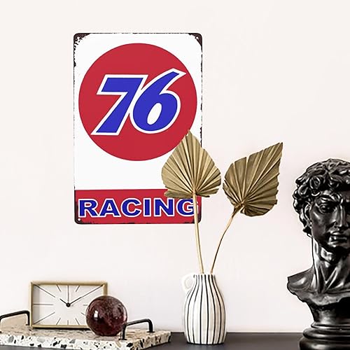 Miniatura 4 de Letrero de metal retro con réplica de combustible, 76, réplica de combustible, cartel vintage de placa de hierro, letrero de placa de hierro,