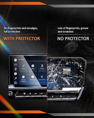 Vista 202 de CDEFG Cristal templado para Chevrolet Silverado/GMC Sierra 2025, pantalla táctil de 13.4 pulgadas, accesorios para Chevy Silverado/Sierra 1500