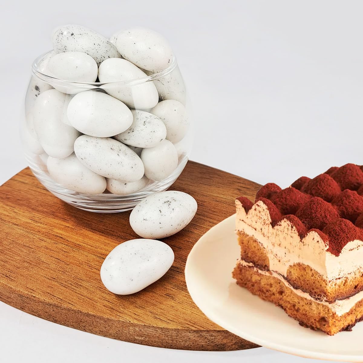 Dragées Tiramisu enrobé de chocolat 1kg jaune - pas cher de qualité - environ 290 dragées - Fabrication artisanale en France …