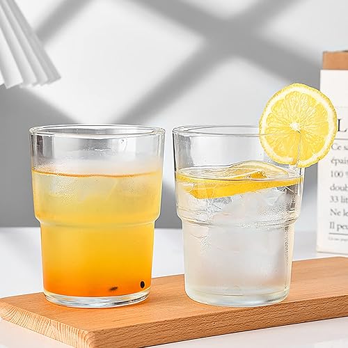 Miniatura 3 de A.W - Taza de vidrio para agua de 14 onzas líquidas con tapa, funda protectora de piel, con popote y boca ancha, para batidos, taza sellada de