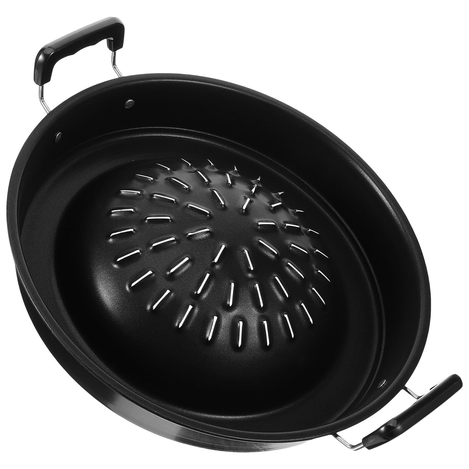Poêle barbecue facile à nettoyer en acier pour légumes et viandes