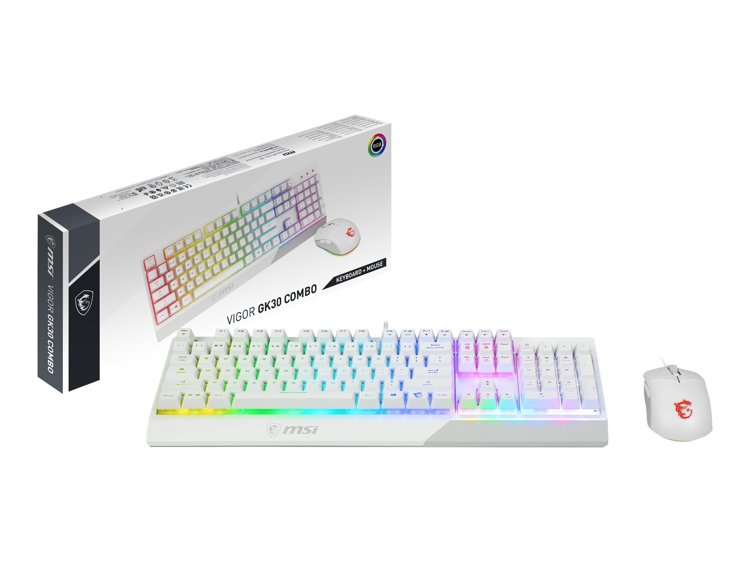 MSI S11-04DE305-CLA tastiera USB QWERTY Italiano Bianco