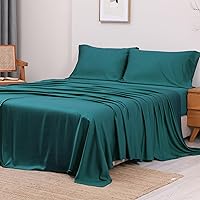 Vista 7 de Twin XL Sheet Sets, 100% Viscose Derived from Bamboo, Silky Soft Breathable 16" Deep Pocket Cooling Sheets Dorm Bedding, Hotel Luxury Bedding Sheets