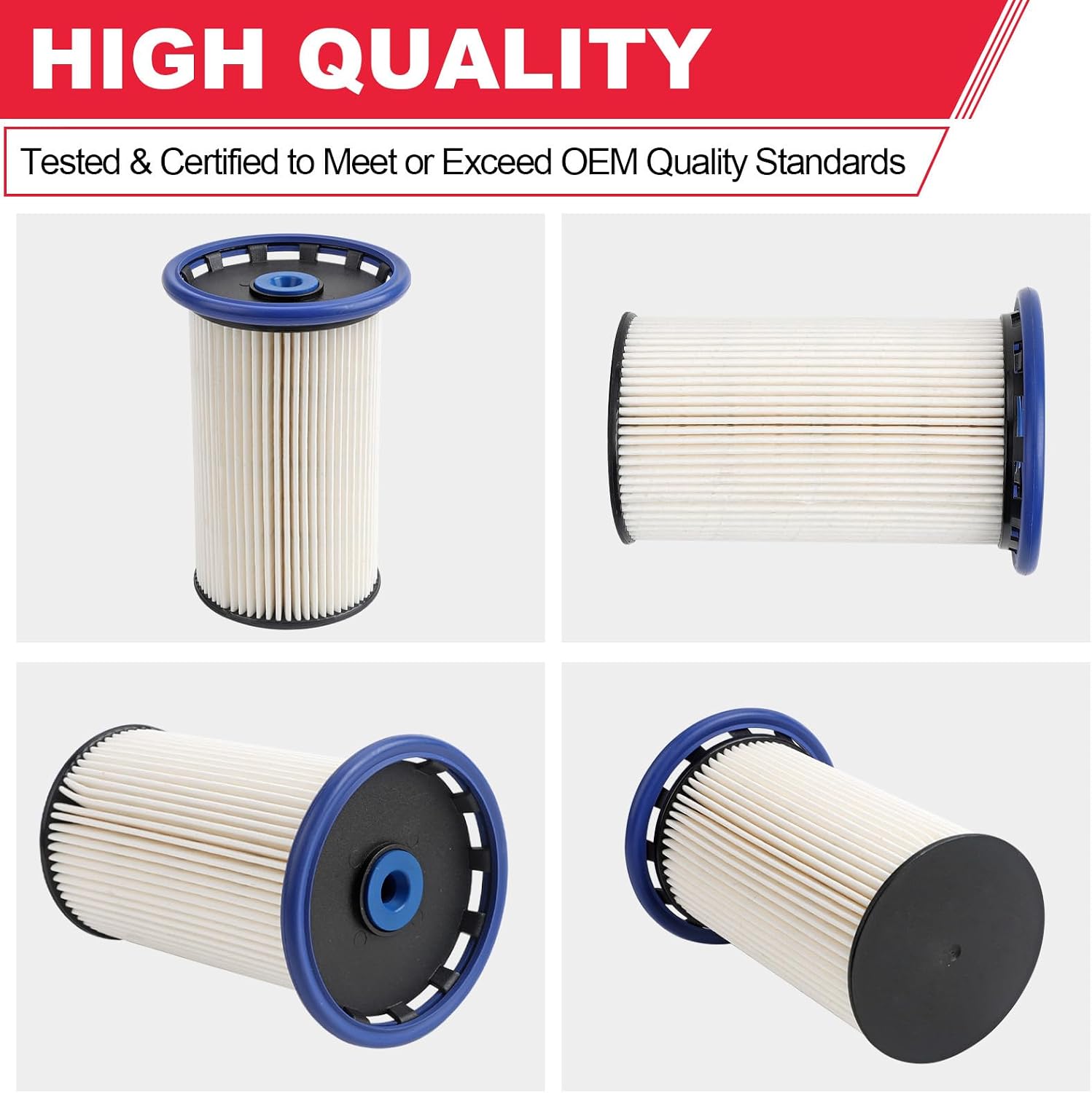 VW Fuel Filter Fits for Passat 2012-2014 2.0L Diesel Engine Volkswagen TDi Fuel Filter Replaces# PU8008 7N0127177 DF99057 7N0127177B