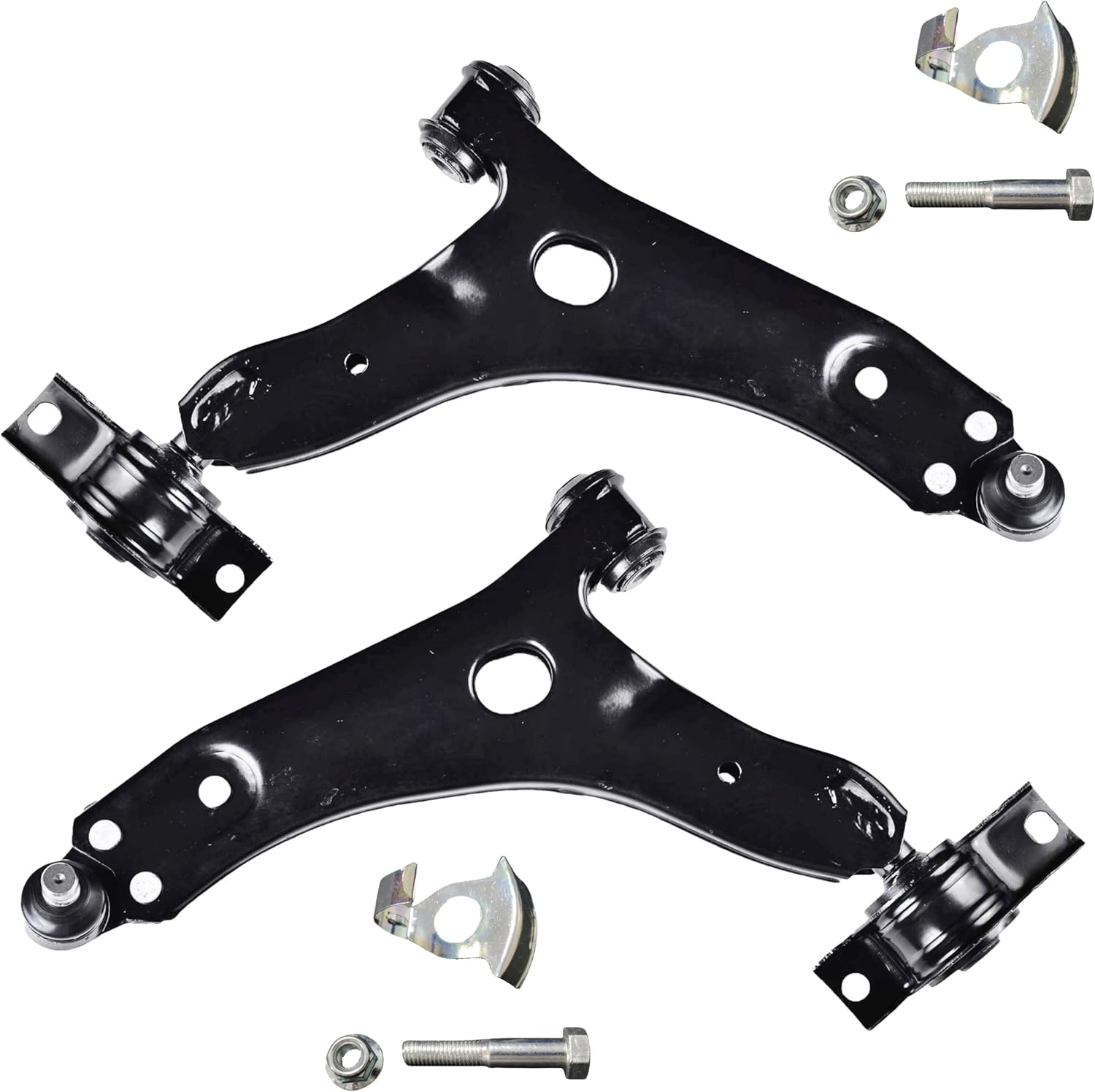 2PCS Front Lower Control Arm and Ball Joint Assembly Compatible with 2004-2011 FORD FOCUS K80407 K80408