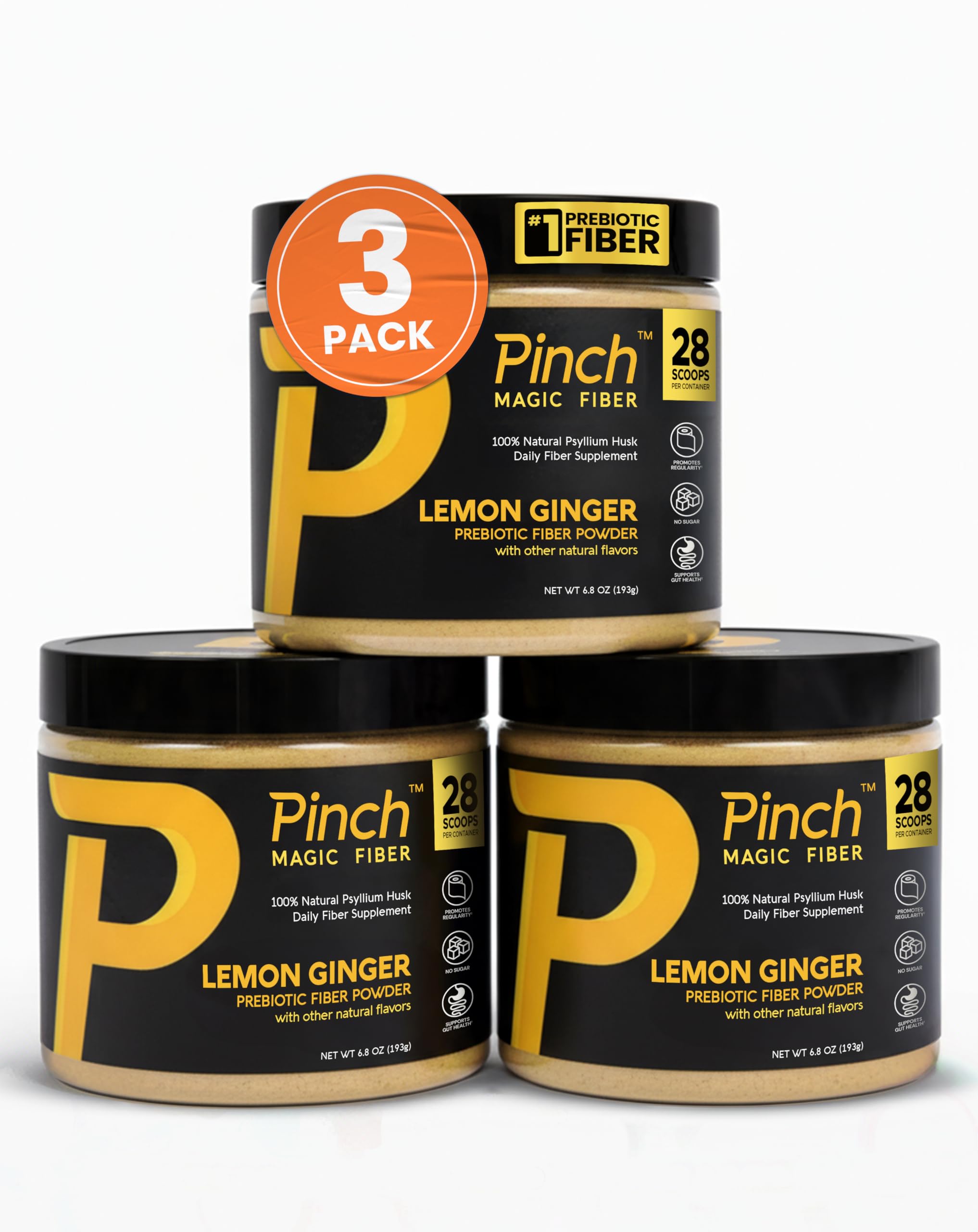 Pinch Magic Sugar-Free Psyllium Husk Fiber, Tropical, GLP-1 Support — Amazon image 10
