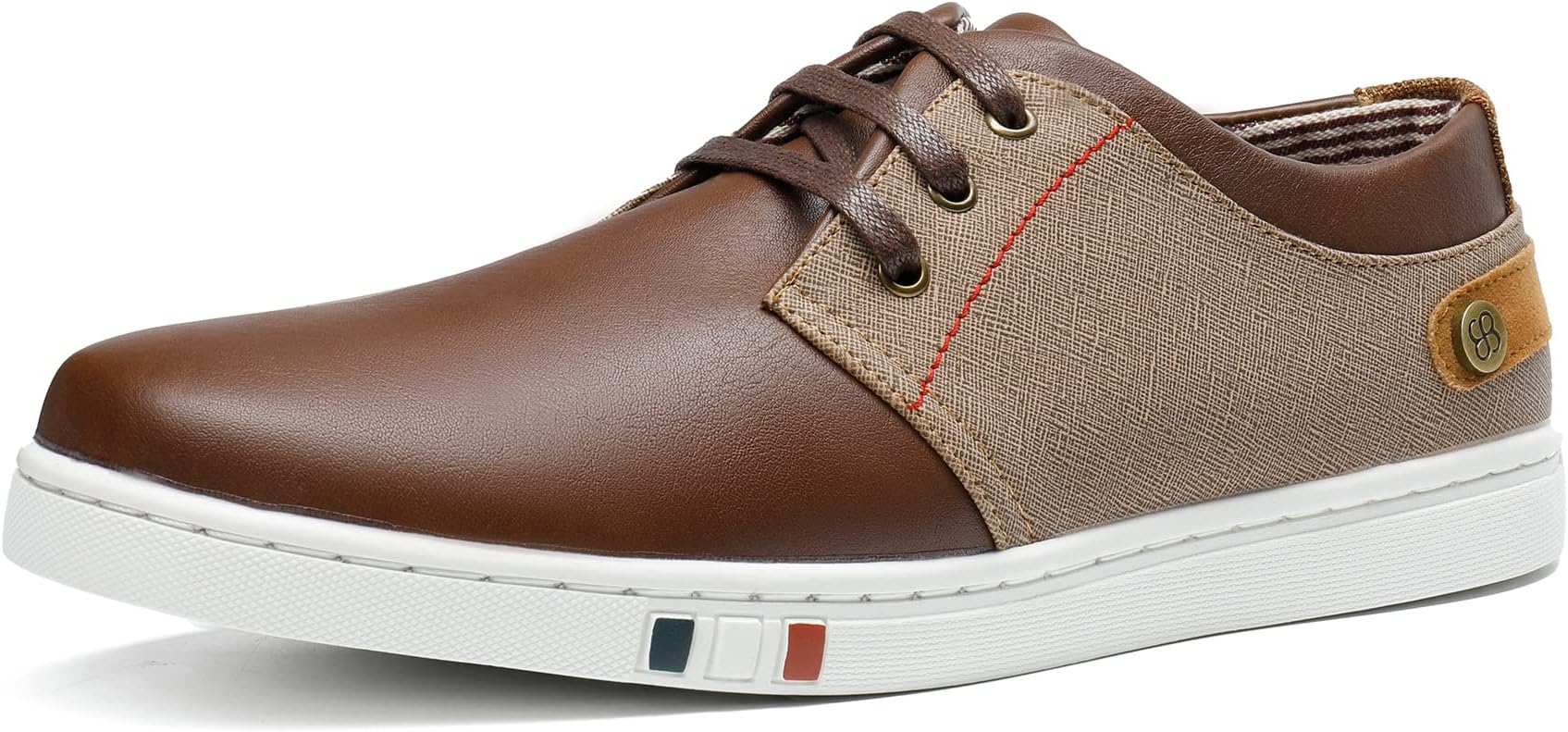 brown leather casual shoes