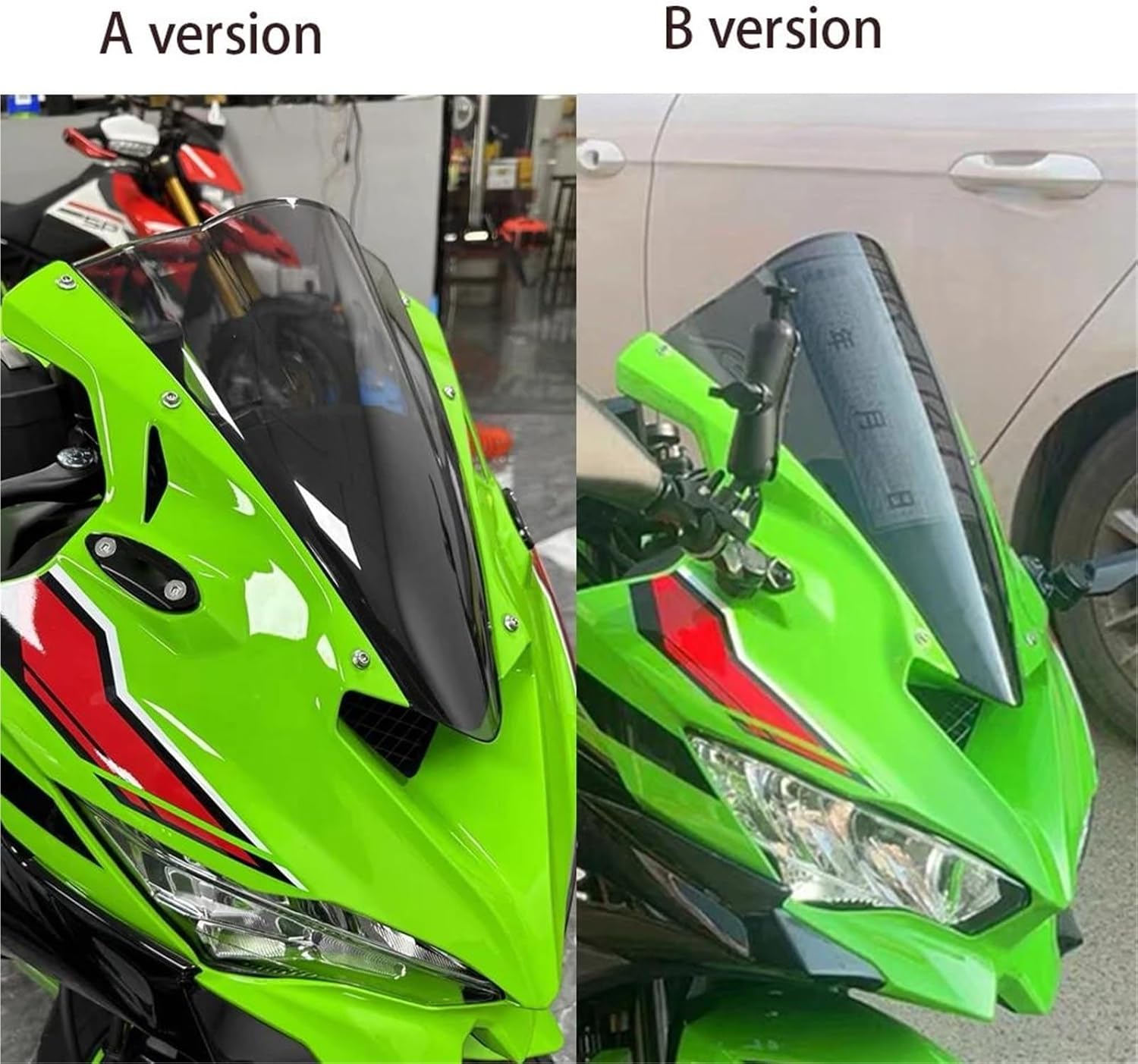 フロントガラスプロテクター アクセサリー モト 本物 ダブルバブル