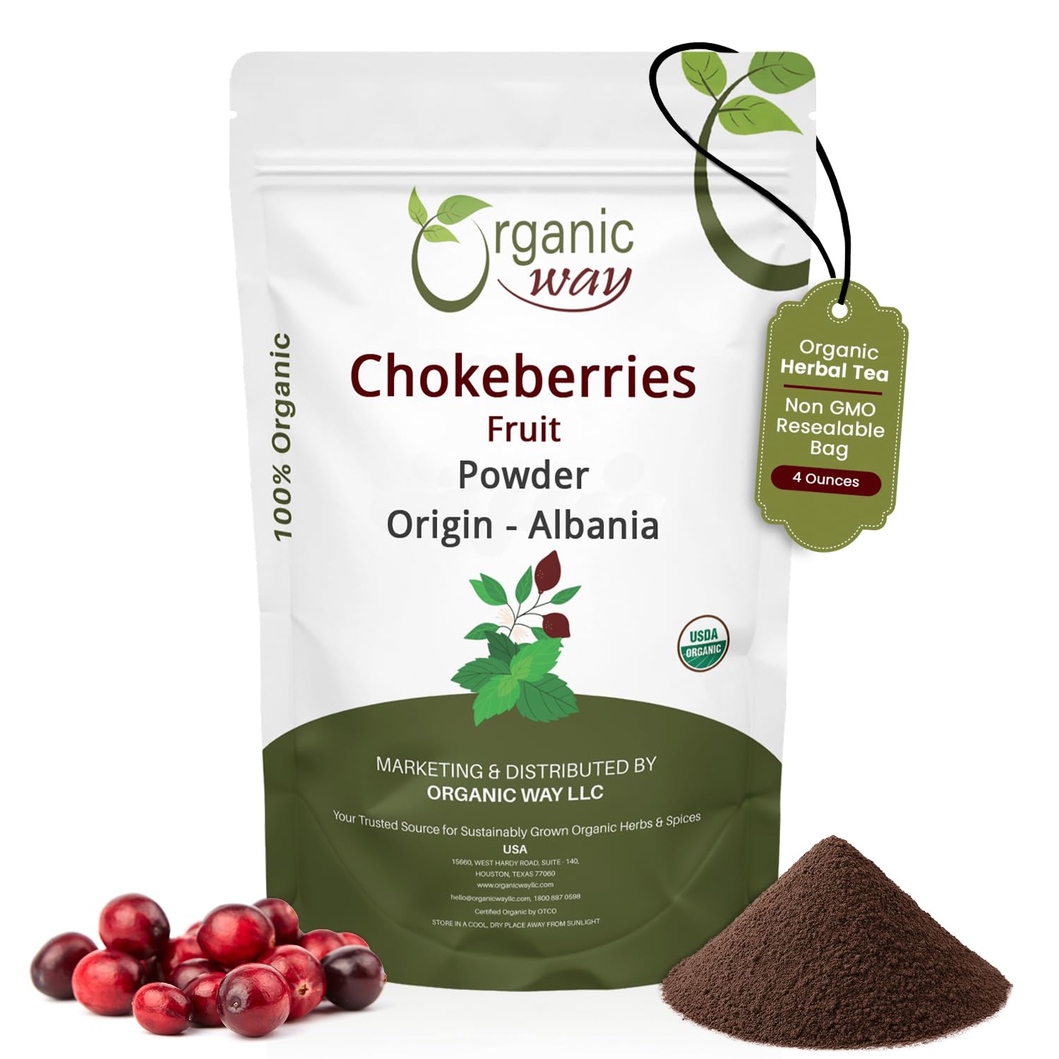 Amazon.com : Organic Way Chokeberries Fruit/Aronia Berry Powder