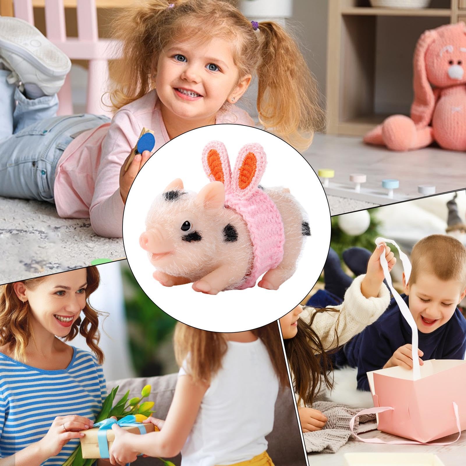 Animales de juguete, juguetes animales para niños pequeños Lindo animal en | Cumpliradores de navidad de cumpleaños, decoración del hogar, accesorios para enfermería para
