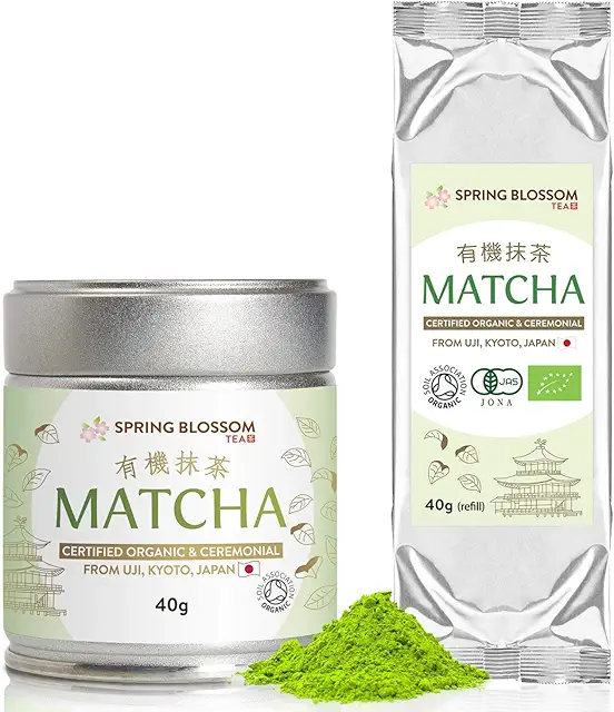 Horii Shichimeien Organic Matcha Green Tea Powder - 80g Ceremonial Grade from Uji Kyoto