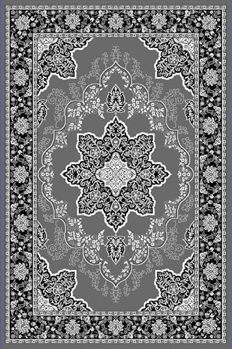 Image of Grey Rugs for Bedroom Living Room 60x110 cm - Traditional Large Area Rugs Modern, Soft Short Pile Vintage Rug Small Carpet for Dining Room, Easy to Clean