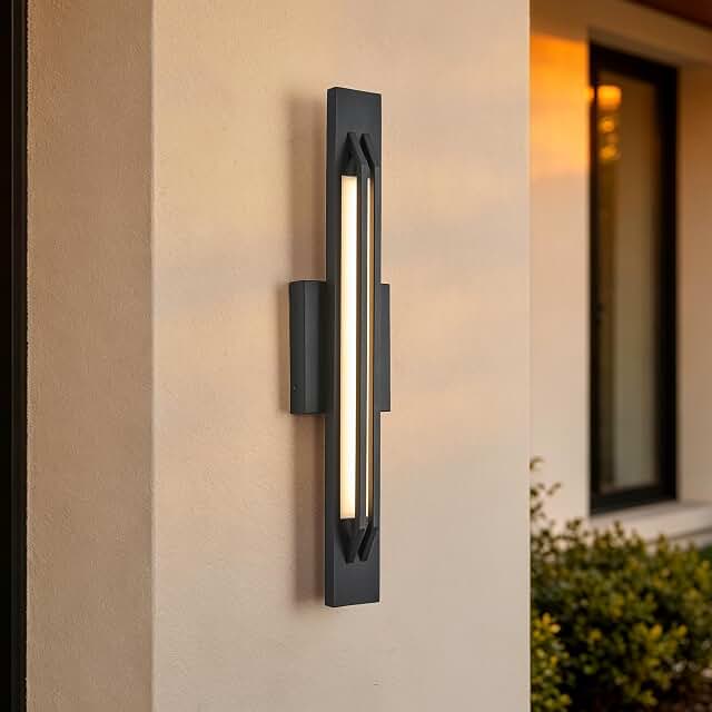 23 Inch Modern Outdoor LED Wall Sconce