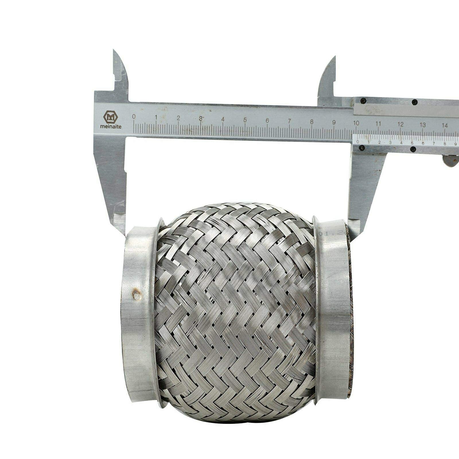 Universal Heavy Duty Stainless Steel Exhaust Flex Pipe Double Braid 3 X 4 Long