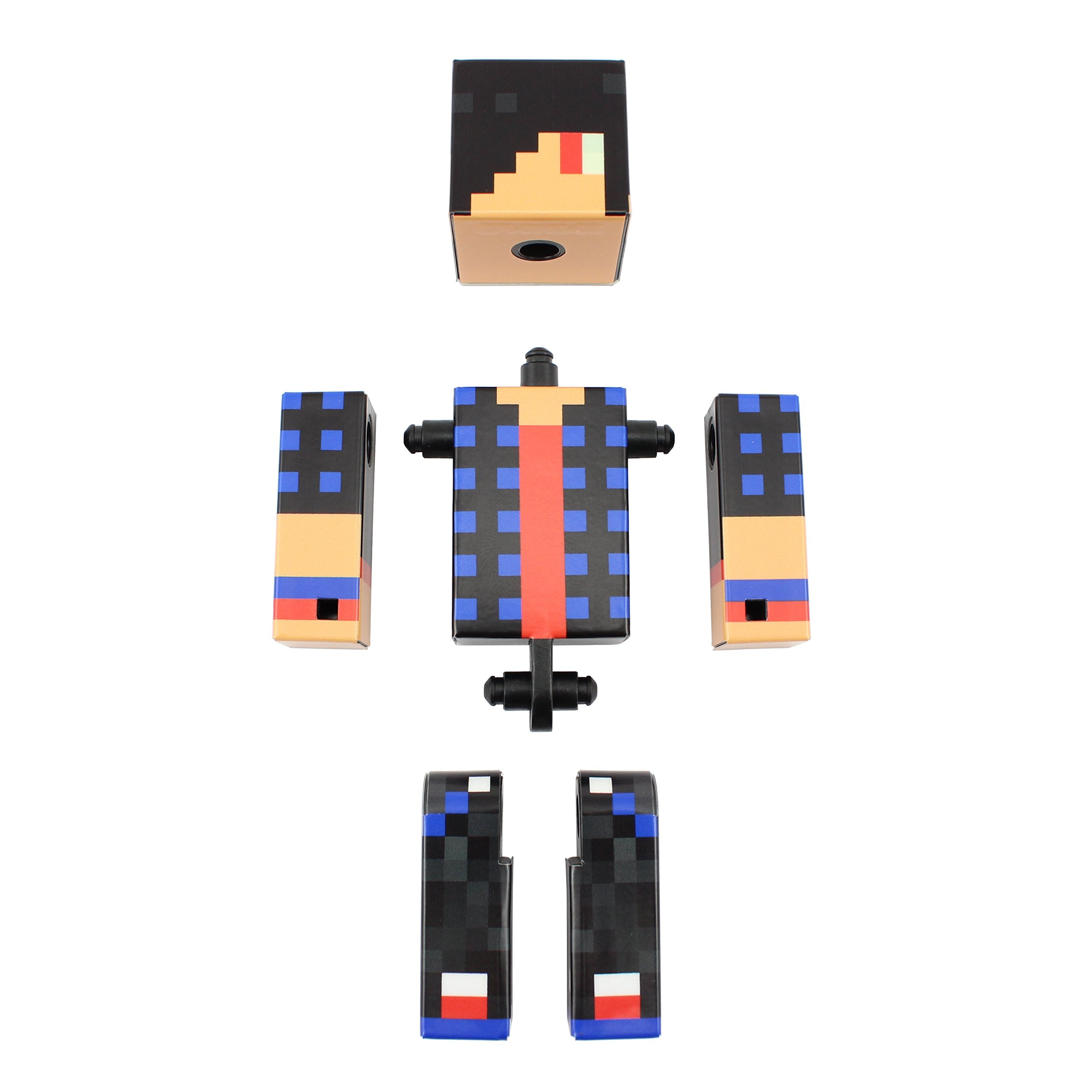 Action Figure EnderToys DJ Ragazzo, 10 Cm, Con Mantello E Accessori Casuali, Collezionabile