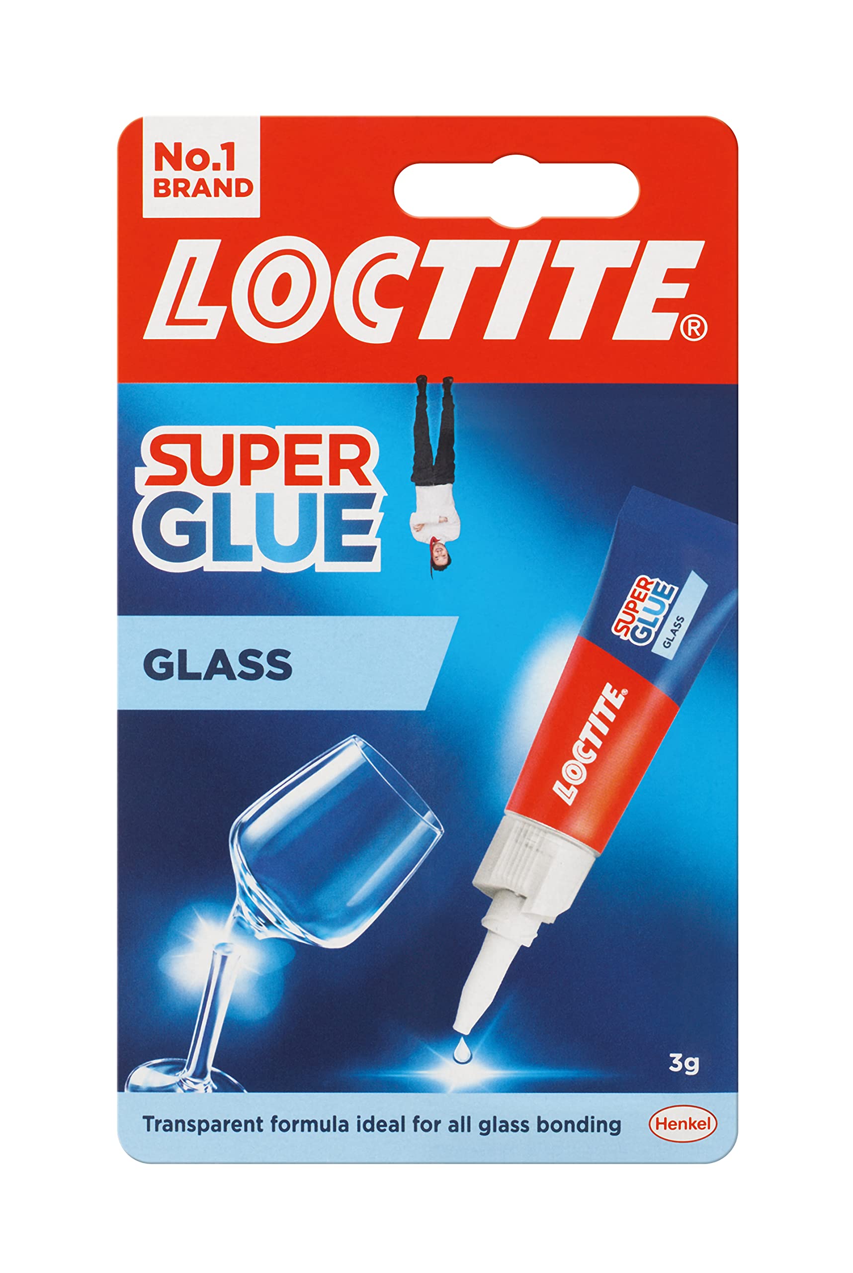 Loctite 1628817 Glass Bond, Glass Glue, Instant Super Glue for Glass